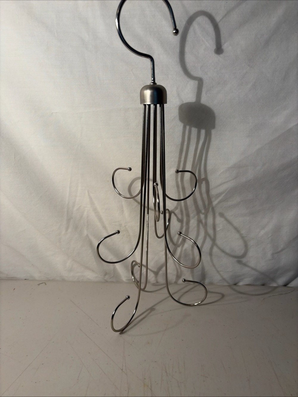 Metal Multi-Hook Hanging belt/Jewelry /clothes Organizer - Silver - Picture 2 of 5